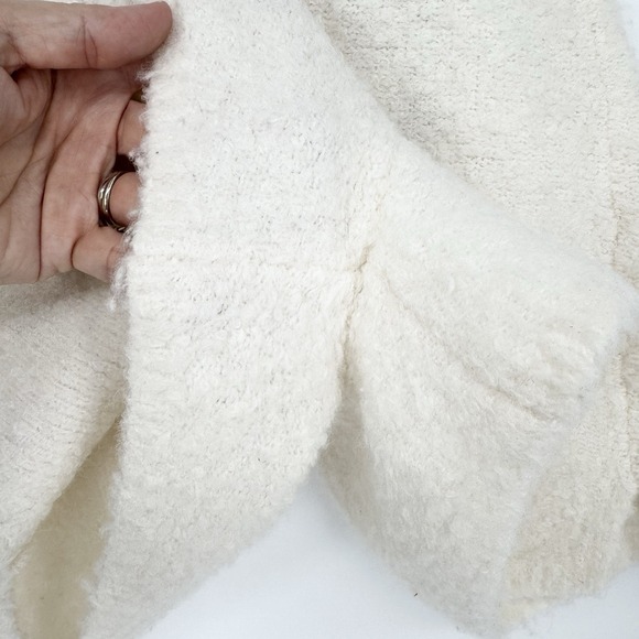 Abercrombie & Fitch Boucle Tank Shorts Lounge Set Cream Size XS Sleep Relax Cozy - Picture 10 of 14